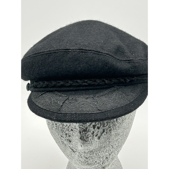 Greek Fishermans Hat Tsalavoutas Bros Handmade Greece Sailor Cap Sailing Black - Picture 2 of 10